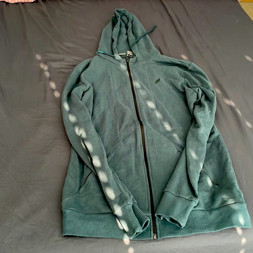 DoYouEven zip up fleece hoodie. Size is xxl but fits slim xl